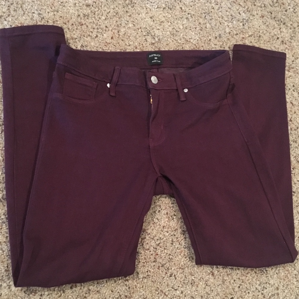 JustBlack Dark Purple Jeans